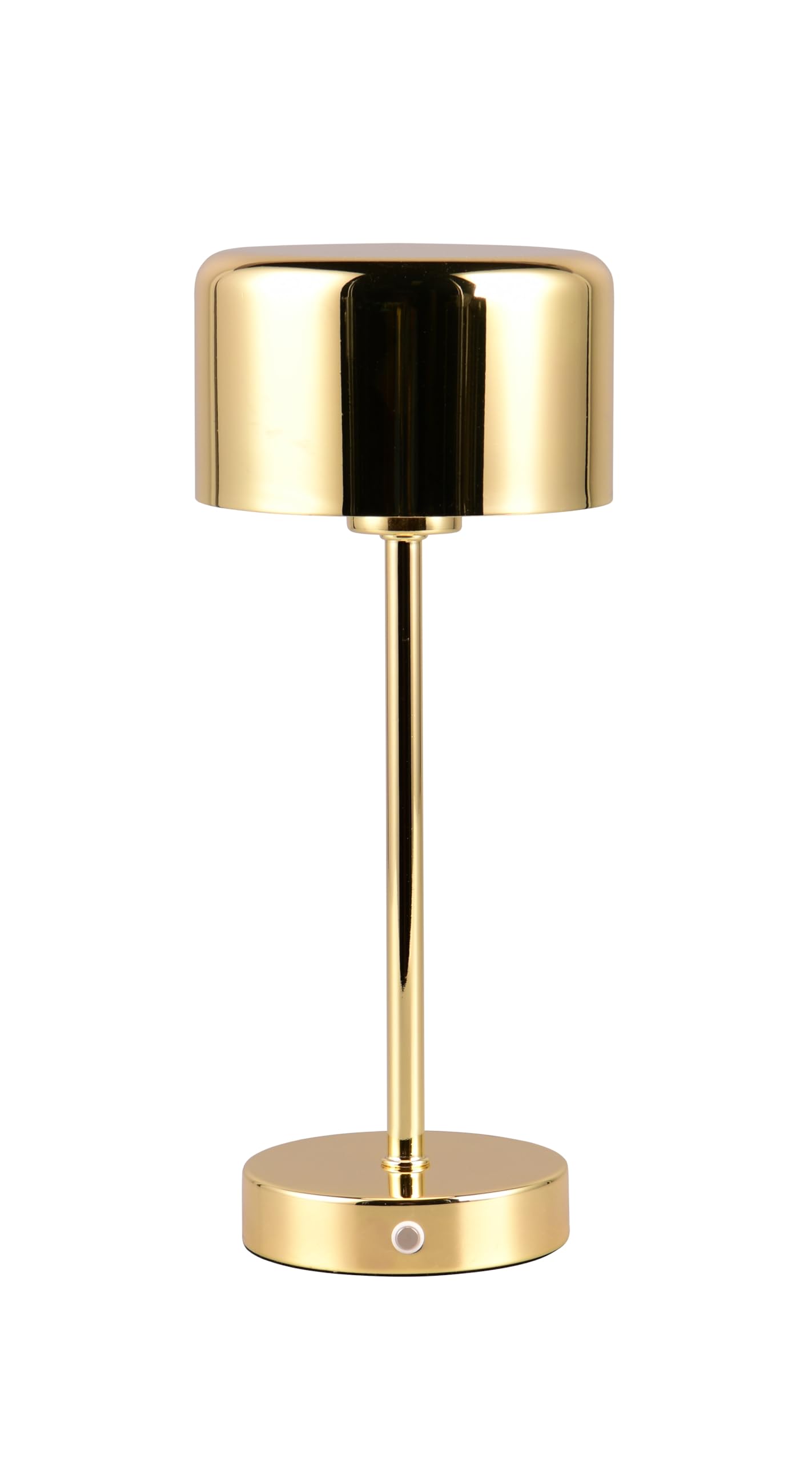 RL LIVE YOUR LIGHT Reality Leuchten Jeff R59151103 LED Battery-Powered Table Lamp Polished Metal Brass with 1.5 Watt LED 4-Way Touch