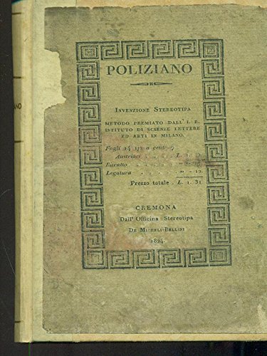 Bibliologia classica italiana - opere scelte de' class
