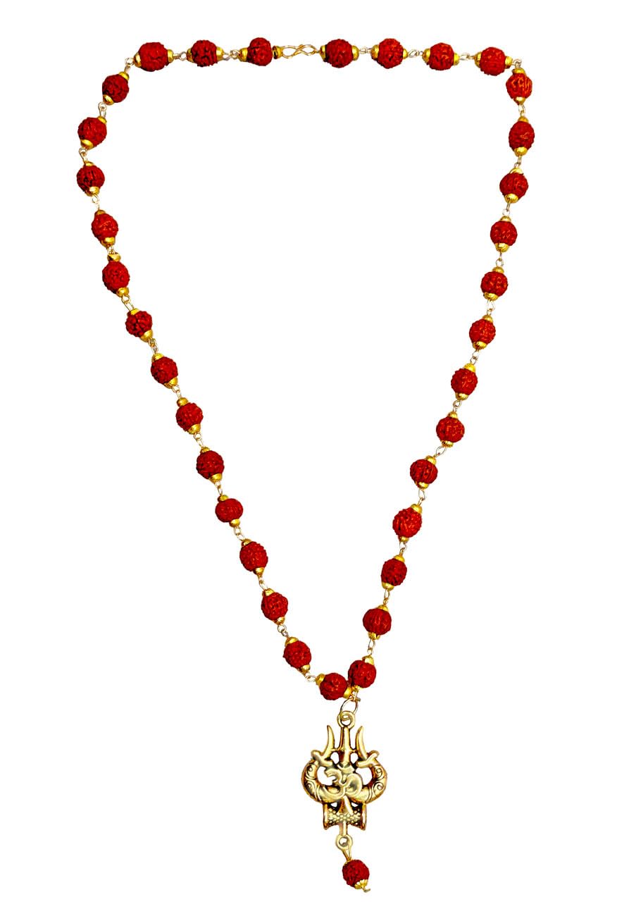 Fuschianet Accessories Shiva Trishul & Damru Rudraksha Shravan Japa Mala For Men & Women (B0CD4JPQL3) Amazon Price History, Amazon Price Tracker