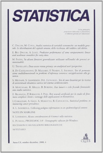  Statistica (2000) (Vol. 4)