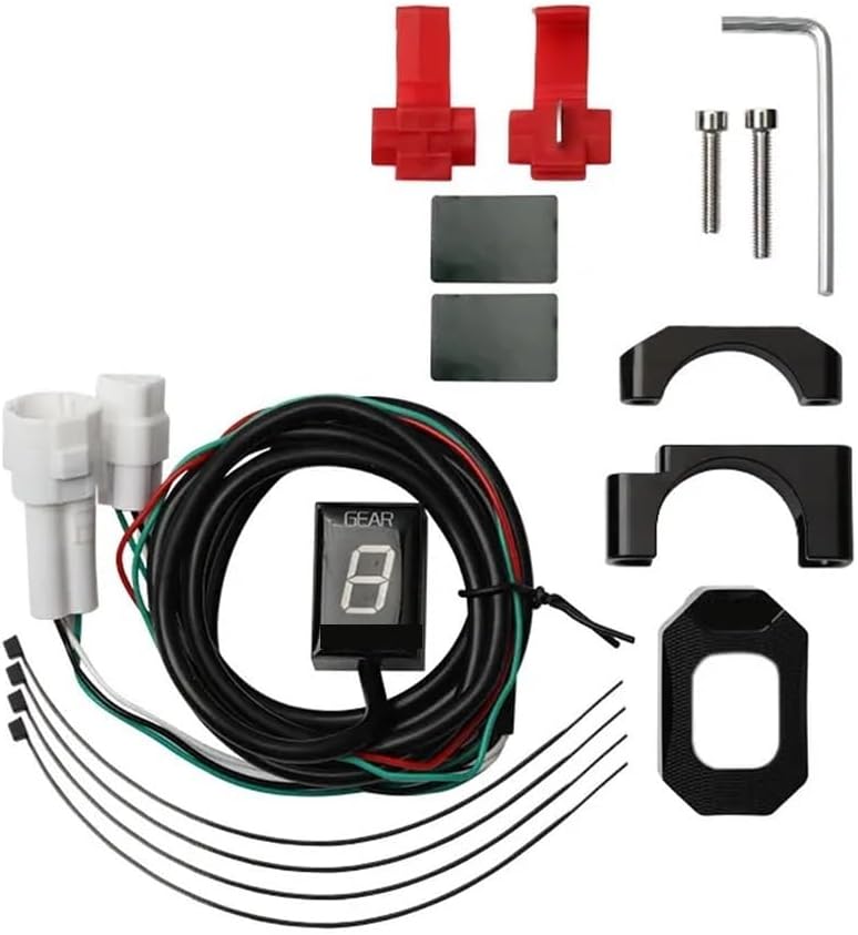 Gear Display Meter Gear Indicator Motorcycle for YA&MAHA YZF-R1 R6/Fzh150 Fzn150 Xt660 Fz-16 FZ-S Fz1 Xvs950A Fz8 Fz6r Xv1900a 6 Leve Motorcycle Gear Indicator