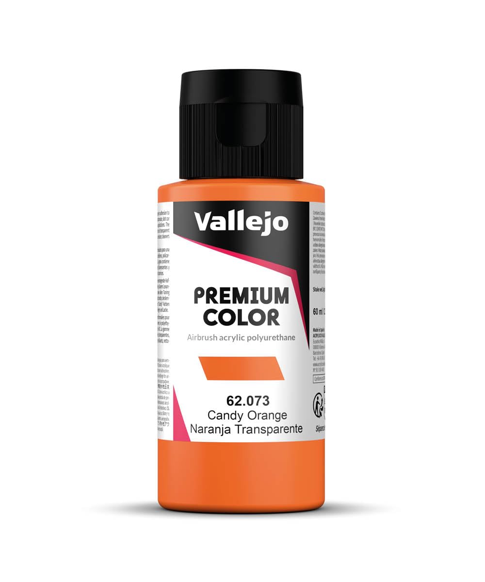 Vallejo Premium Color 60 ml Paint - Candy Orange