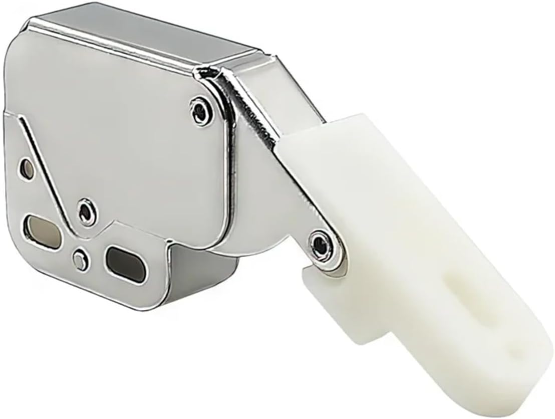 Steel Plastic Mini Push Spring Clip Lock Catch Latch Cabinets Kitchen Cupboards Furniture Security Lock 49x28mm 1Pcs