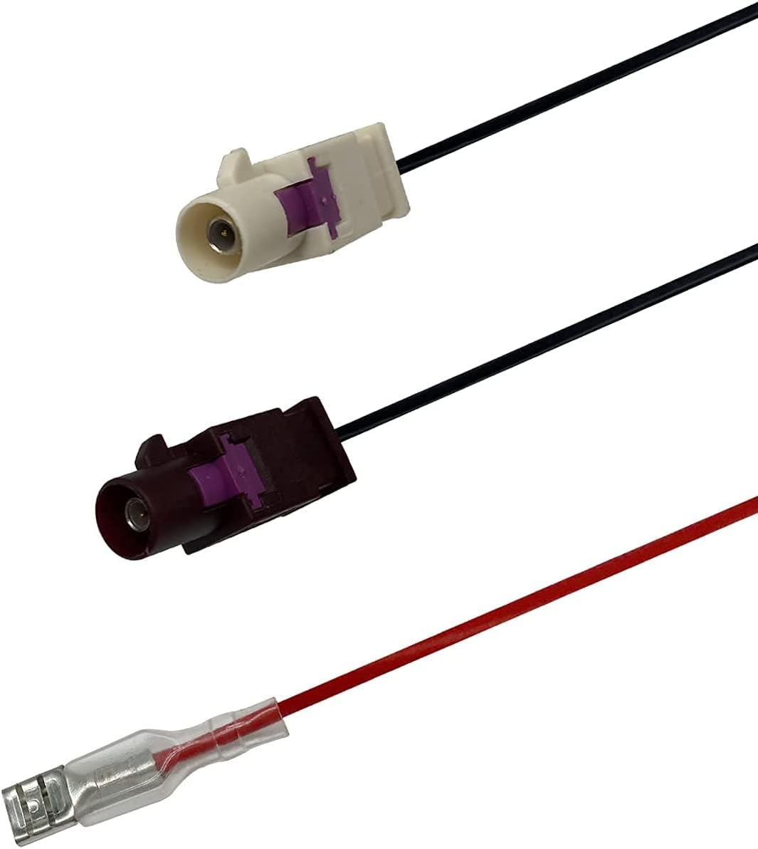 Vecys DAB + Car Antenna Shark Fin FM/AM Radio Antenna Signal Booster Fakra F to Fakra B Connection Car Roof DAB Car Digital Stereo Radio 5m RG174 Cable - Image 4