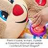 Fisher-Price - Il Cagnolino Smart Stages Ridi & Impara, morbido peluche educativo per imparare le prime paroline, con 75+ canzoni, luci e melodie, 6+ mesi, Versione italiana, FPM51 #2