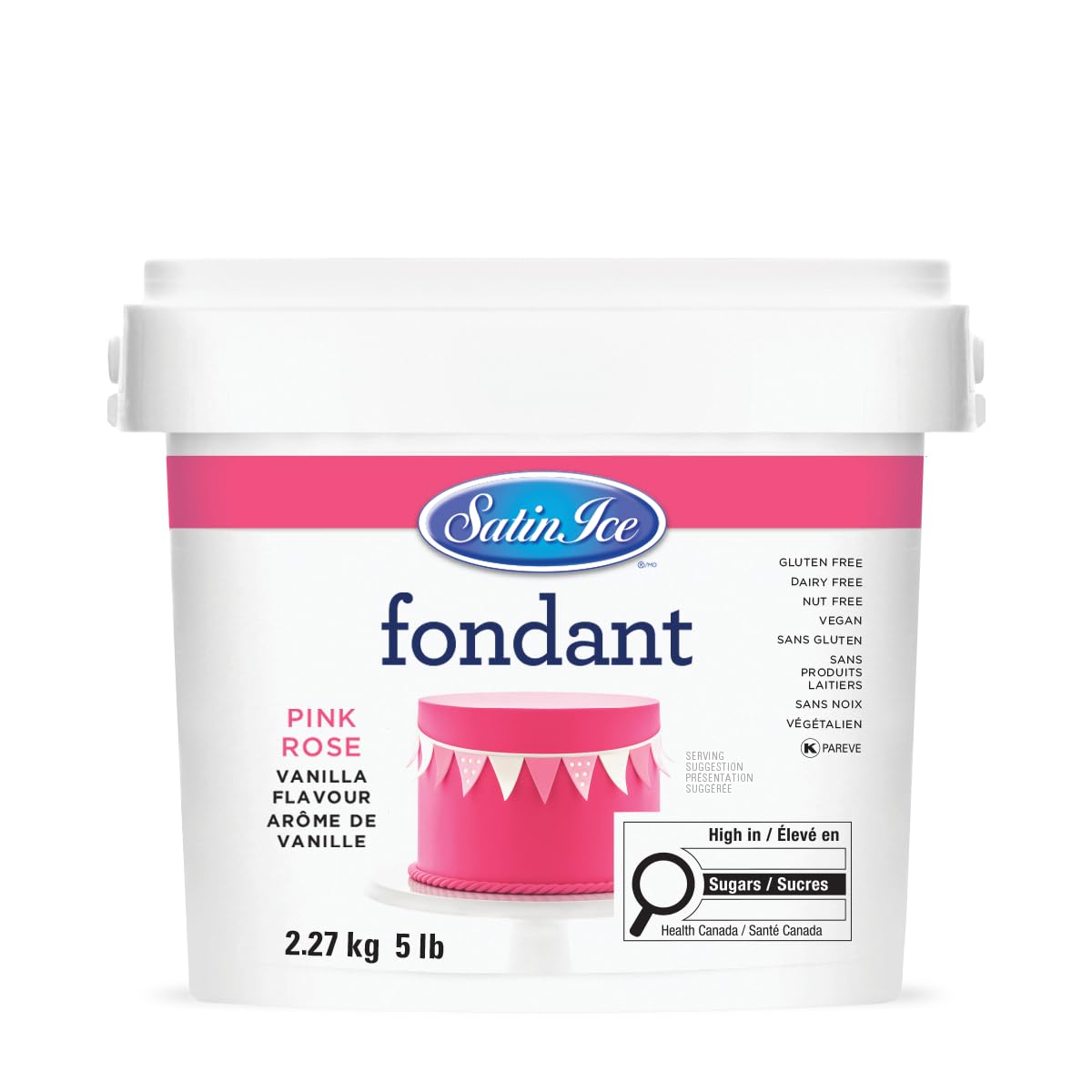 Satin Ice Black Fondant, Vanilla, 1 Kilogram — view 12