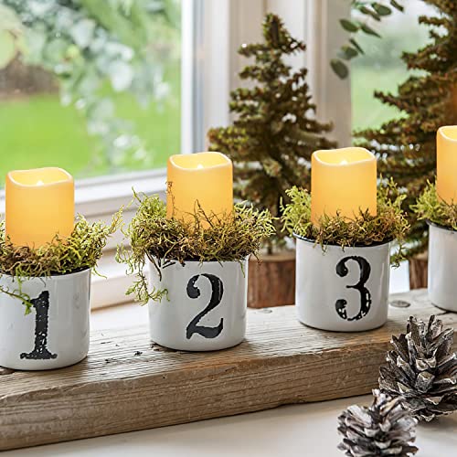 image for WEEMAGIC 24 Pack Flickering Flameless Votive Candles, 200+Hour Electri