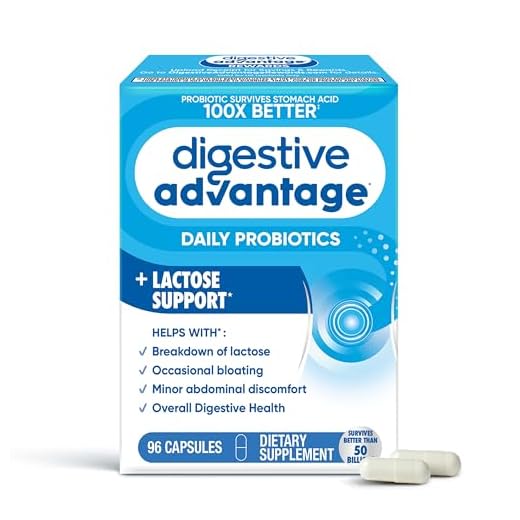 Digestive Advantage Lactose Defense Capsules (96 Count In A Box) - Helps Breaks Down Lactose & Defend Against Digestive Upset*, Supports Digestive & Immune Health* (Pack of 1)
