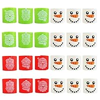 24Pcs Christmas Mini Slinky Rainbow Smiley Face Springs Fidgets Toy,Coil Springs Stretchy Toys,Party Gift Bag Toys Classroom Prizes &Rewards Toys for Kids Pinata Party Bag Favour,Xmas Stocking Fillers