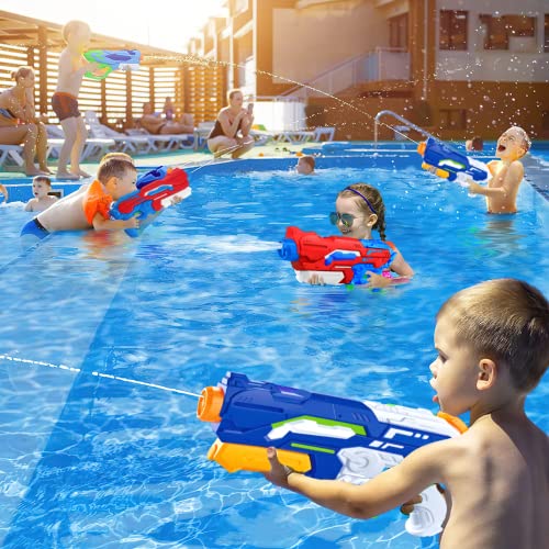 Wasserpistole 1200ml Mit Großer Reichweite Wasserspritzpistole Wasserspritzpistolen 10-11 Meter Water Gun Garten für Kinder und Erwachsene.