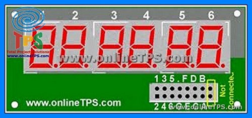 6x7 Segment Display Module, Common Cathode (CC) - LT543 or Alike - Perfect for Electronics Projects, Digital Displays, and DIY Applications by TPS