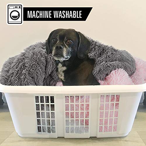 Lochas Luxury Fluffy Dog Blanket, Extra Soft And Warm Sherpa Fleece Pet Blankets For Dogs Cats, Plush Furry Faux Fur Puppy Throw Cover, 30''X40'' Pink #TOP6