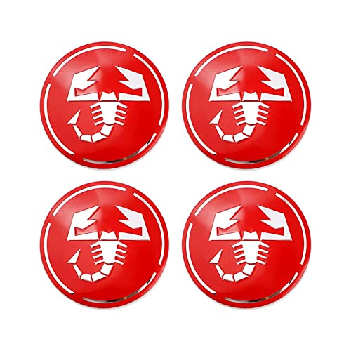 Acheter Capuchons Autocollants De Moyeu 4x56mm, Pour Fiat Abarth 500 500x 500c 500l Punto Panda Stilo Palio Tipo Uno, Couverture Centrale De Roue, Décoration Automobile