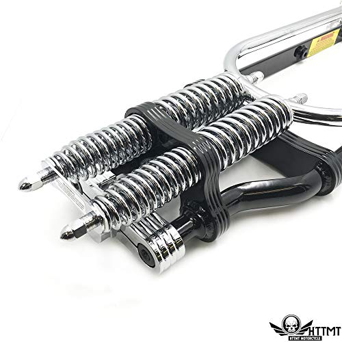 Xkmt- Springer Front End Handlebar Adapter 4" Riser Compatible With Harley Sportster Bobber Chopper #TOP5