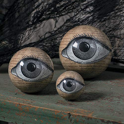Fun Express Halloween Eyeballs Decorations - 9 Realistic Plastic Eyeball