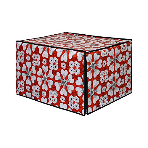Image of DREAM KING Stylish Design & Printed Microwave Oven Cover Full Closure |waterproof & Dustproof Oven Cover Suitable for All Models - Multicolour SA60