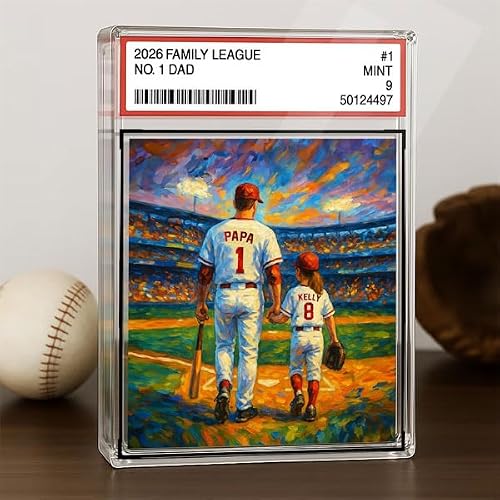 Baseball Dads Gift, I Caught The Best Dad Acrylic Plaque, Custom Baseball Daddy Action Figure Acrylic Block, Father's Day Plaque, Custom Birthday Father's Day, Gift For Dad, Husband /8