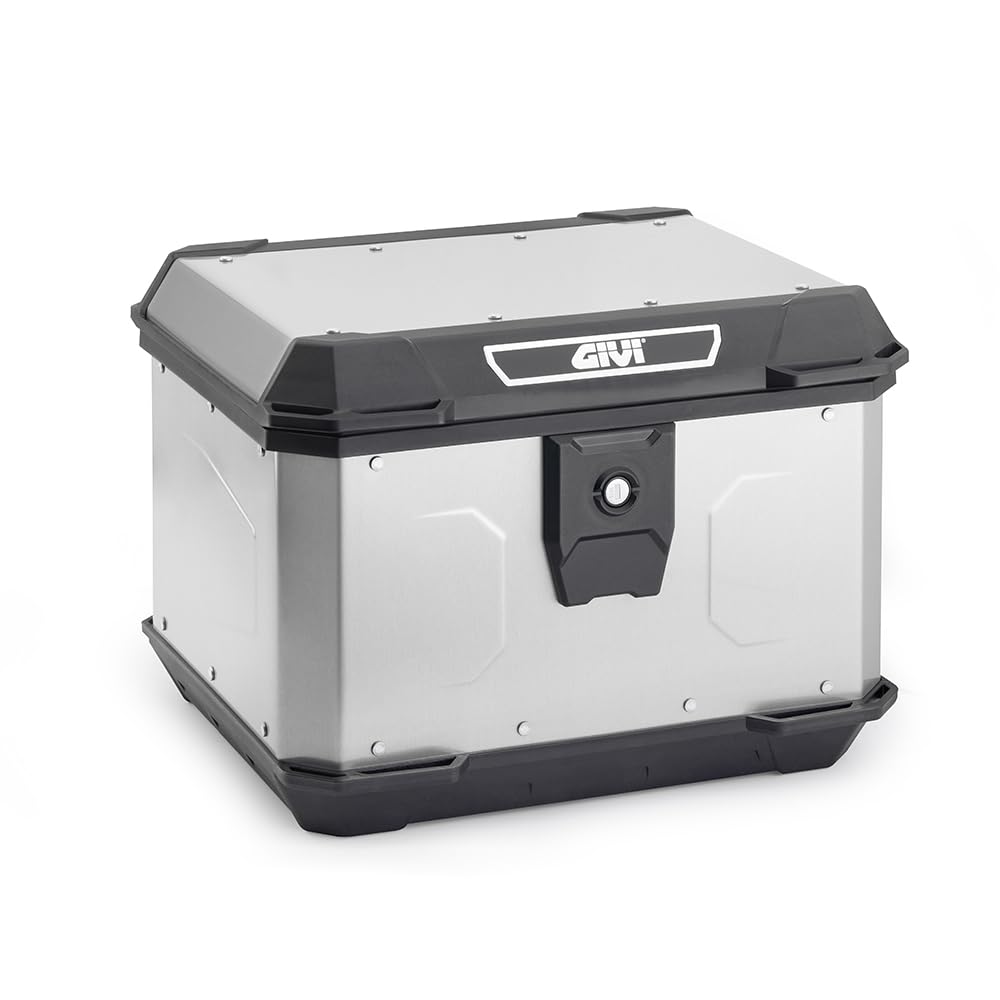 Generico Givi ALP44A Alpina Baúl Mono Lock Top Case de aluminio con placa universal para moto y scooter