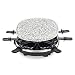 H.Koenig RP 85 RP85 Raclette 8 Personas, Plancha de Piedra Natural, 900...