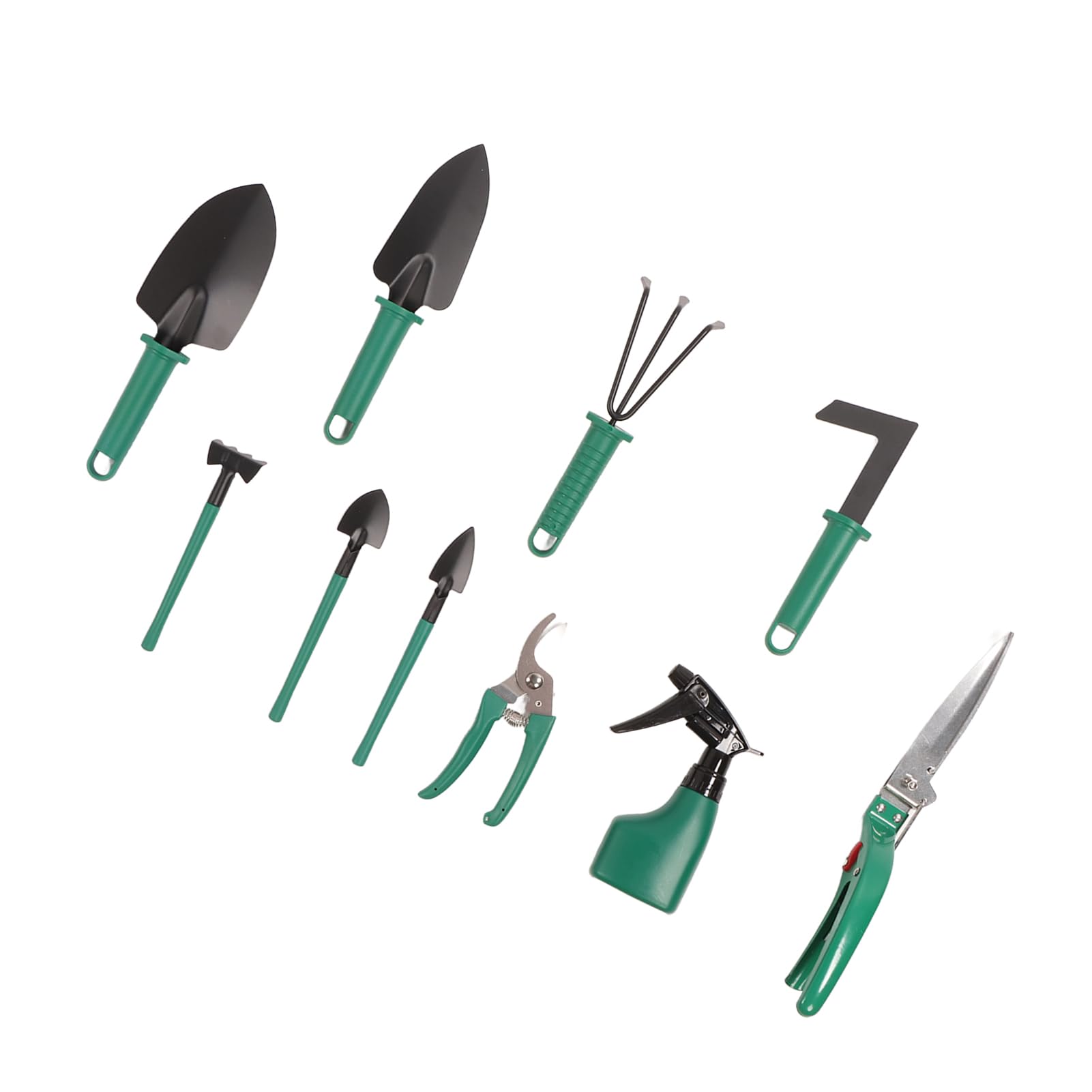 Herramientas De Jardinería De 10 Uds., Kit De Herramientas De Jardín De Diseño Ergonómico De Material Duradero Con Estuche Para Paisajismo Al Aire Libre En El Hogar
