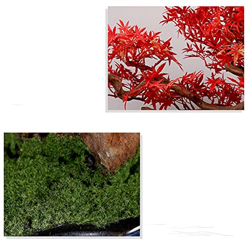 Künstlicher Bonsai Baum Künstlicher Baum Bonsai Chinesische Landschaft Simulation Grünpflanzen Kieselsteine Keramik Figuren Zen Simulation Baum Topfpflanzen - Image 6
