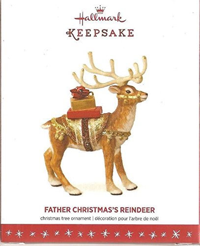 Hallmark Keepsake Father Christmas's Reindeer Limited Release Ornament QXE3141