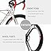 PanAme 26 Inches Road Bike Dual Disc Brake 700c High-Performence Wheels Commuter Bicycle, 14-Speed Drivetrain, Light Aluminum Frame, White