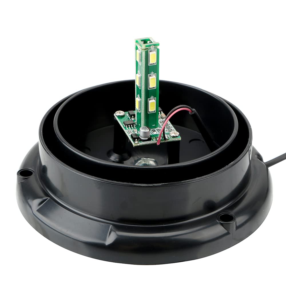 AIVYNA LED Lampeggiante per Camion Spia di Emergenza Stroboscopica per Auto con Luci Magnetiche della Polizia 12V-80V