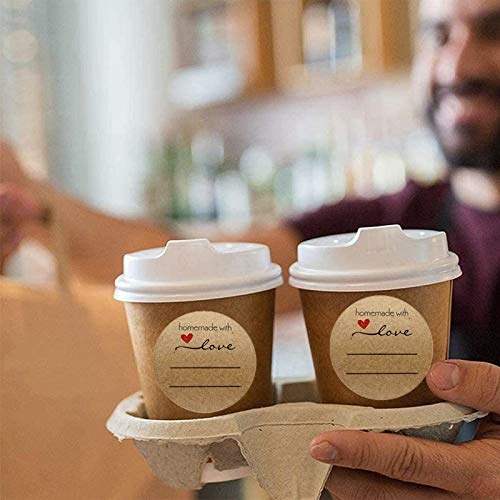 Etichetta in Carta Kraft Etichetta Homemade Carta