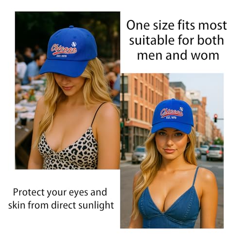 Image of Cap Hat Classic Vintage Embroidered Hat Cap for Men Women Teenager Cap Adjustable