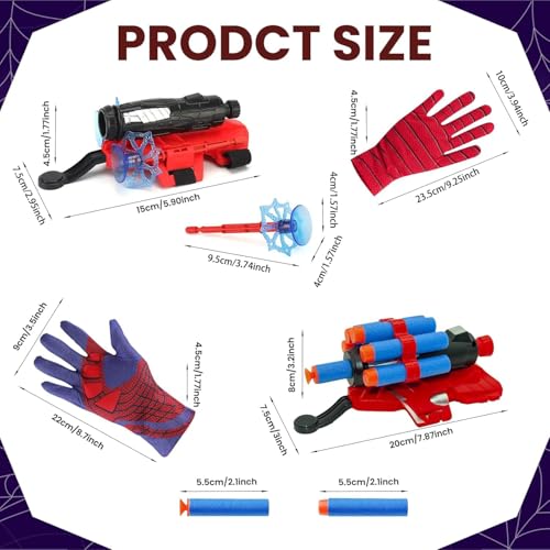 El Mejor Listado de Telaraña de spiderman favoritos de las personas. 26 telaraña de spiderman marca Auralux (2)