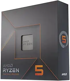 Processador AMD Ryzen 5 7600X Box (AM5/6 Cores/12 Threads/5.3GHz/38MB Cache/Radeon Graphics) Com Vídeo/Sem Cooler
