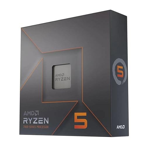 AMD Ryzen 5 7600X 6-Core, 12-Thread Unlocked Desktop Processor - CPU Only - Ryzen 5 7600X