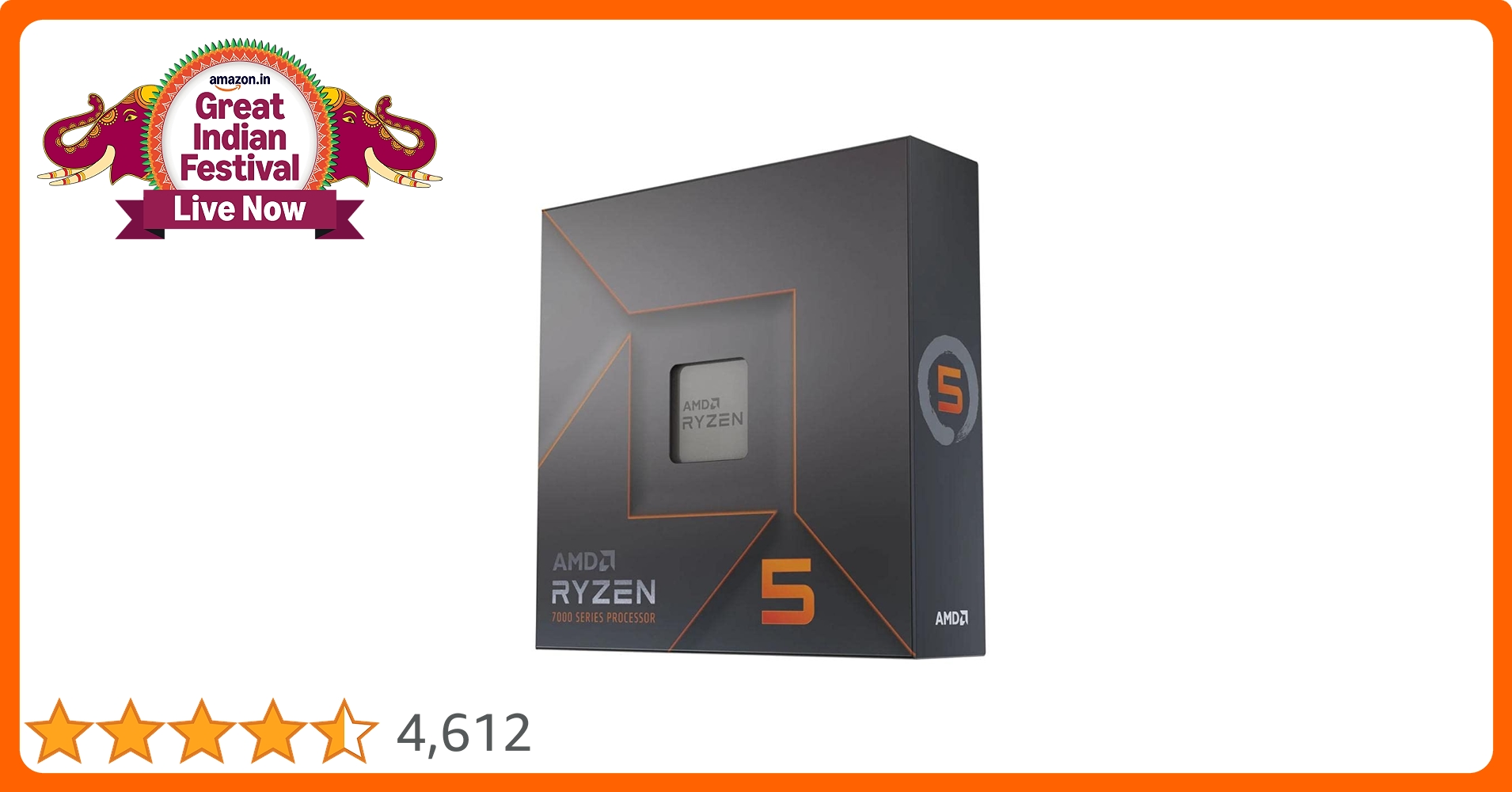 AMD Ryzen 5 7600X CPU 7000シリーズ AMD Ryzen 5 7600 BOX AMD Ryzen 7000 Socket AM5 / 6コア12