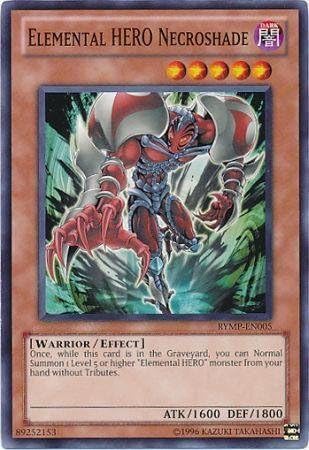 YU-GI-OH! - Elemental Hero Necroshade (RYMP-EN005) - Ra Yellow Mega-Pack - Edición ilimitada - Común