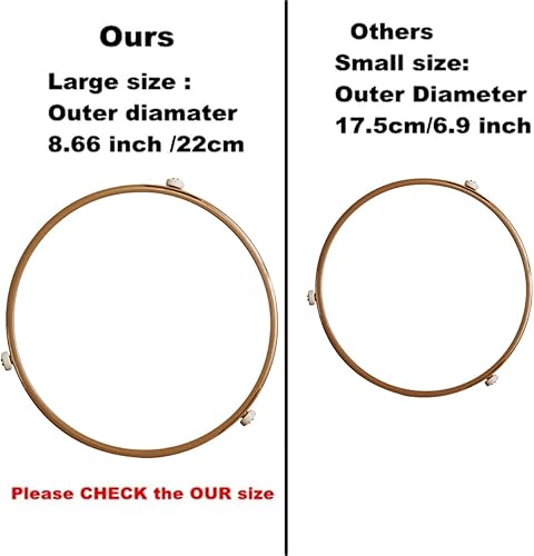 Miniatura 3 de 2 piezas de horno microondas grande diámetro interior 8.2 pulgadas plato giratorio soporte soporte anillo