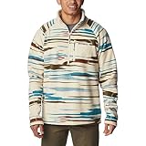 Columbia Herren Fast Trek Printed Half Zip Fleece Pullover, Chalk Skyscape Print, XL