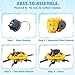 STEM Projects for Kids Ages 8-12 Solar Robot Kit 6-in-1 Space Toys for 10-Year-Old Boy Girl Gift Toys Science Kits Christmas Birthday Gifts for 8 9 10 11 12 Year Old, Yellow