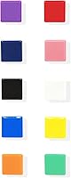 Vista 1 de ZDZBLX Imán de nevera, 10 colores, 10 piezas, cuadrado, metal, fuerte, lindo, imanes de refrigerador