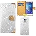 Produktbild Huawei Honor 7 Handy Tasche, FoneExpert® Bling Luxus Diamant Hülle Wallet Case Cover Hüllen Etui Ledertasche Premium Lederhülle Schutzhülle für Huawei Honor 7 (Weiß)