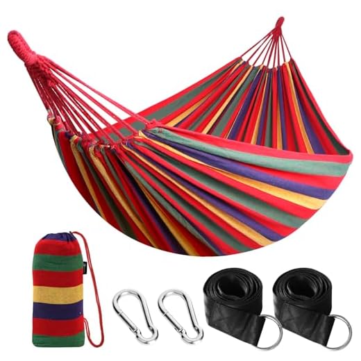 Anyoo Amaca in Cotone da Esterno per Giardino Portatile