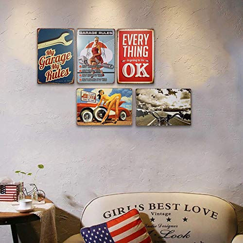 SIGNCHAT Swimming Pool Sign Wall Decor These are Perfect Signs for Backyard Pools Patio Deck Or Fence Come On Around Back We are in The Pool Metal Sign 8x12 inches