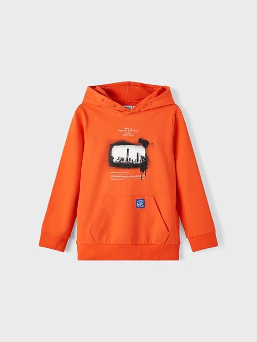 NAME IT Nkmsper Ls Sweat Wh Unb Boys Sweater, surf The Web
