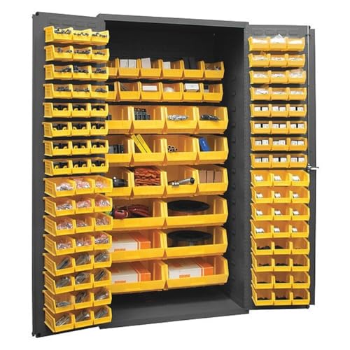 Durham 2501-BDLP-126-95 Bin Cabinet, 72" Overall Height, 36" Overall Width,