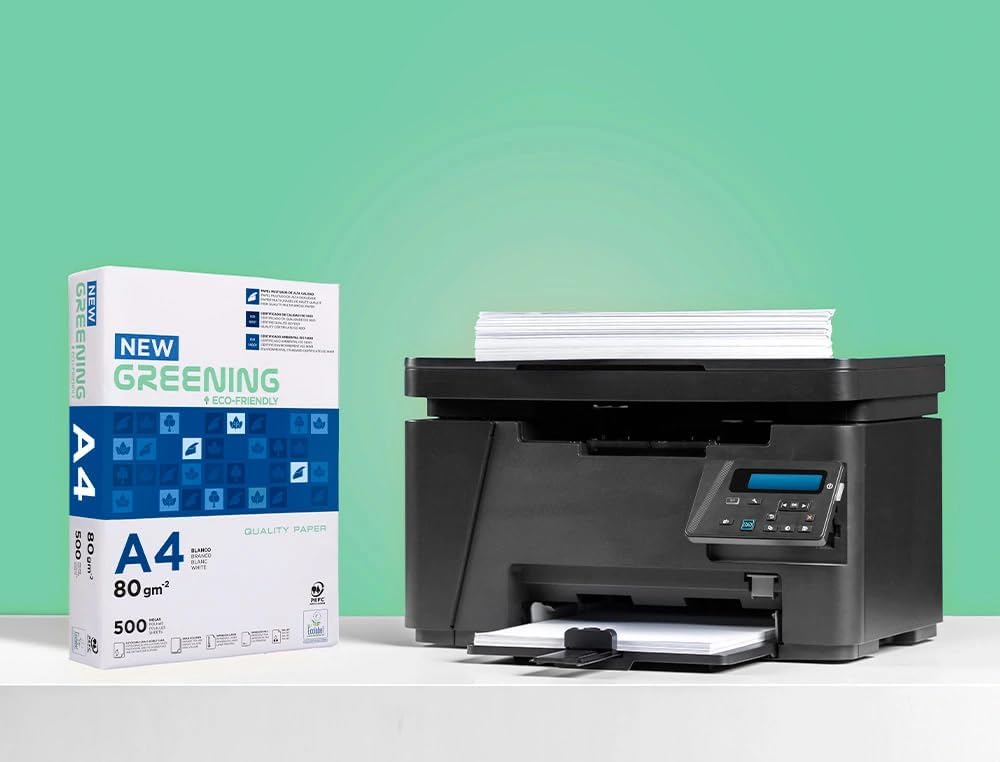 Palet Folios Multifunción | 60 cajas (300 paquetes de 500 Folios) | DIN A4 y 80 grs | Folios para Impresoras Láser y de Inyección-Fotocopiadora-Fax
