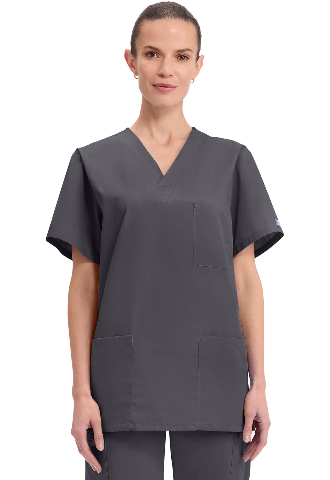 Cherokee Men & Women Scrubs Top Workwear Originals V-Neck 4876