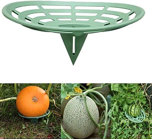 Jashem 10 Packs Melon Cradle Pumpkin Stand, Harvest Basket, Garden Support Plant Trellis for Cantaloupe Melon, Squash, Watermelon