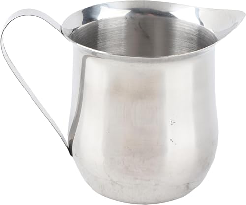 Miniatura 4 de Jarra de espuma de leche de acero inoxidable para Latte Art de 908.1 fl oz de capacidad, para café espumado y café con leche cremoso (8 onzas)