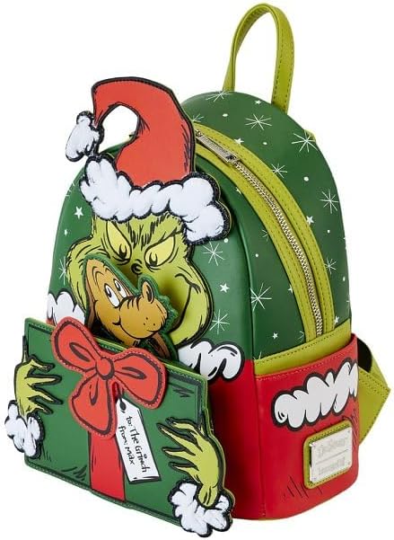 Loungefly Dr. Seuss' How the Grinch Stole Christmas! Santa Cosplay Mini Backpack - Image 3