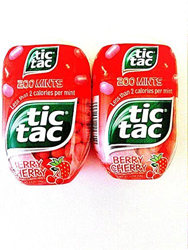 Tic Tac 200 Berry Cherry Mints(pack of 2) 200 each